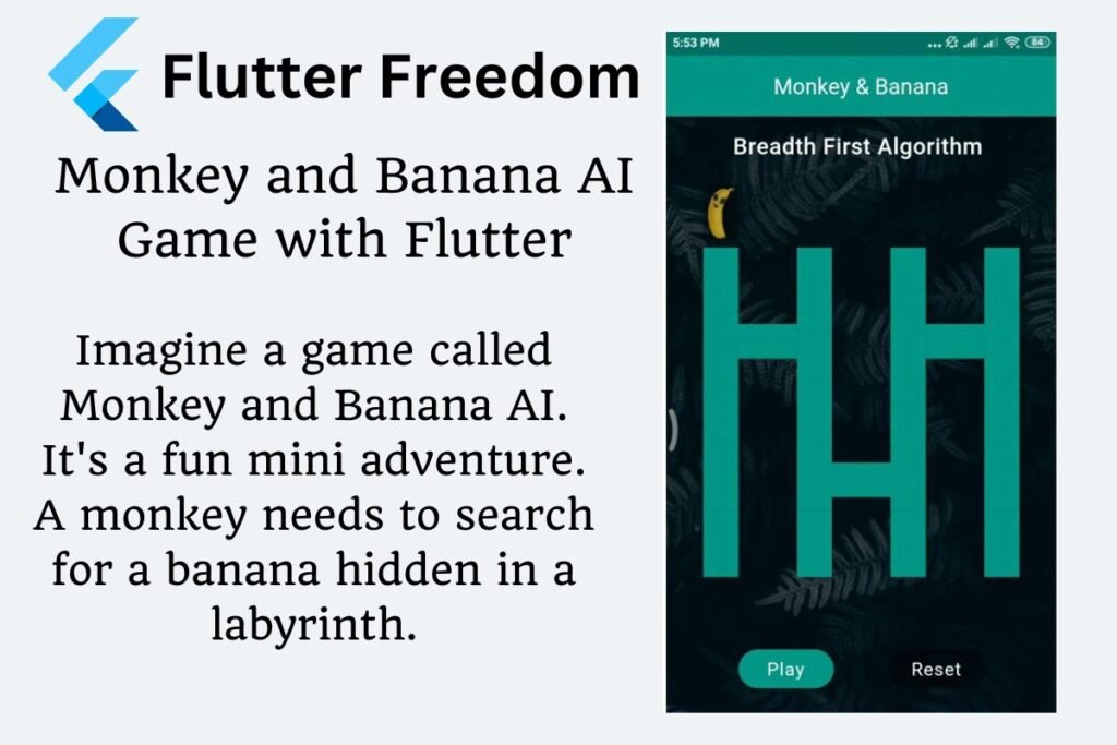 Monkey and Banana AI Game with Flutter